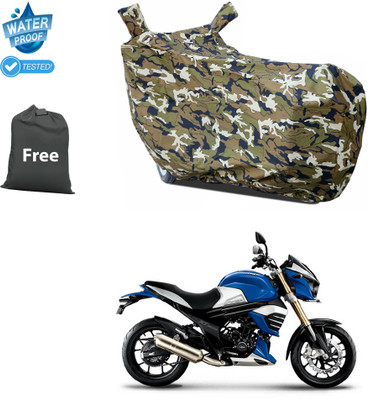 GOSHIV-car and bike accessories Waterproof Two Wheeler Cover for Mahindra(Yellow)