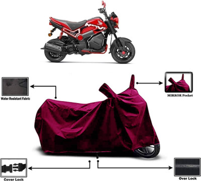 KEDIT Two Wheeler Cover for Honda(Navi, Maroon)