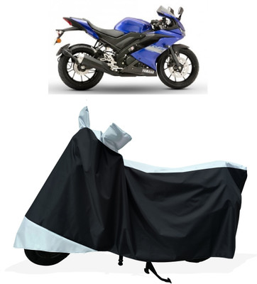 Tricway Two Wheeler Cover for Yamaha(YZF R15S BS6, White)