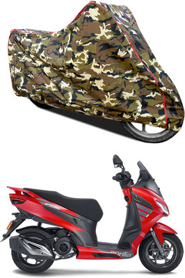 PAGORA Waterproof Two Wheeler Cover for Aprilia(SXR 160, Yellow)