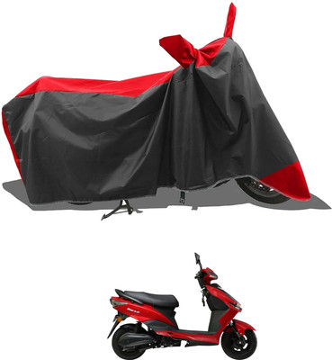 KEDIT Two Wheeler Cover for Bajaj(Red, Black)