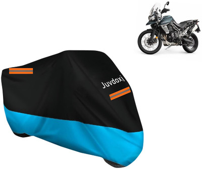 Juvdoxj Waterproof Two Wheeler Cover for Triumph(Tiger 800 XCA, Blue)