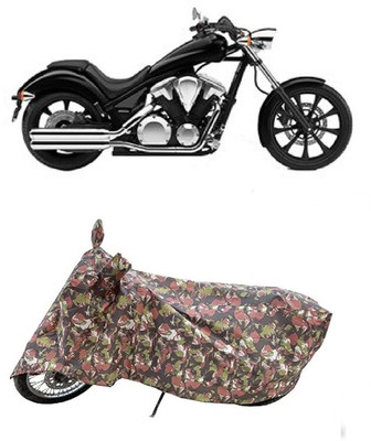 Coxtor Waterproof Two Wheeler Cover for Honda(VT 1300CX, Multicolor)