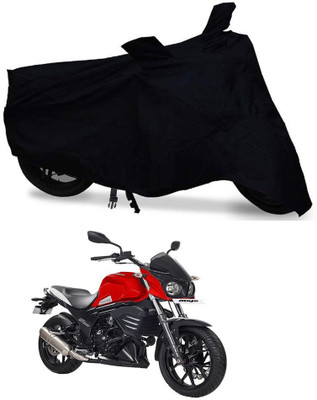 DeepShakshi AUTOMOTIVE Waterproof Two Wheeler Cover for Mahindra(Mojo UT 300, Black)