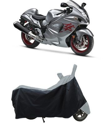 Coxtor Waterproof Two Wheeler Cover for Suzuki(GSX R1300 Hayabusa, Grey)