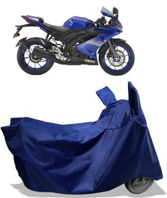 Amexride Two Wheeler Cover for Yamaha(YZF R15 V3 BS6, Blue)