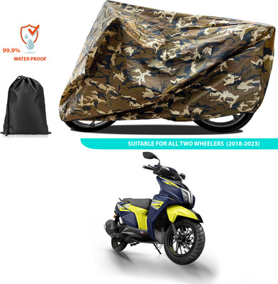 GOSHIV-car and bike accessories Waterproof Two Wheeler Cover for TVS(Ntorq 125, Multicolor)