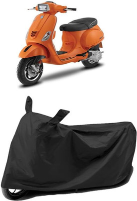 AASHTIK MART Two Wheeler Cover for Vespa(Vespa SXL 125, Black)