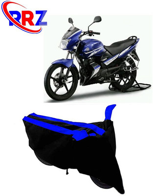 RRZ Waterproof Two Wheeler Cover for Yamaha(Gladiator RS, Black, Blue)