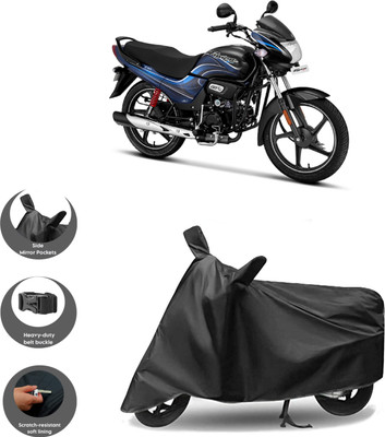 WMIZEXA Waterproof Two Wheeler Cover for Hero(Black)