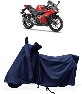 Tricway Two Wheeler Cover for Yamaha(YZF-R15 V3 New BS6, Blue)