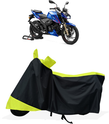 Tricway Two Wheeler Cover for TVS(Apache RTR 200 4V, Yellow)