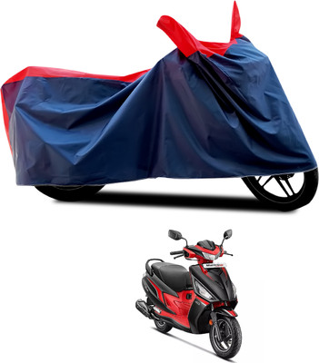 CODOKI Waterproof Two Wheeler Cover for Hero(Motocorp Maestro Electric, Black, Red)