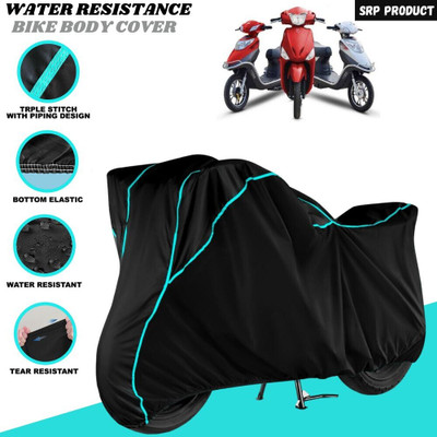 SRP PRODUCT Waterproof Two Wheeler Cover for Hero Electric(Electric Scooter, Black)