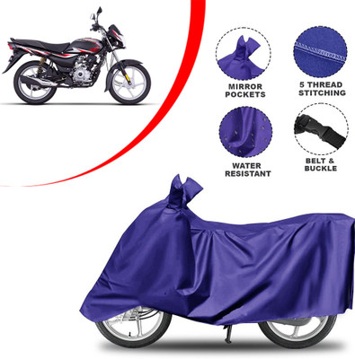 ANTHUB Waterproof Two Wheeler Cover for Bajaj(Platina 125, Blue)