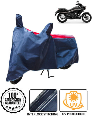 AutoRetail Waterproof Two Wheeler Cover for Suzuki(Intruder, Blue, Red)
