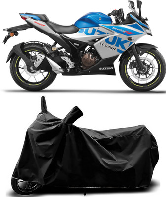 BbcMart Waterproof Two Wheeler Cover for Suzuki(Gixxer SF, Black)