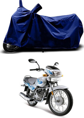 Mdstar Waterproof Two Wheeler Cover for TVS(Victor BS6, Blue)
