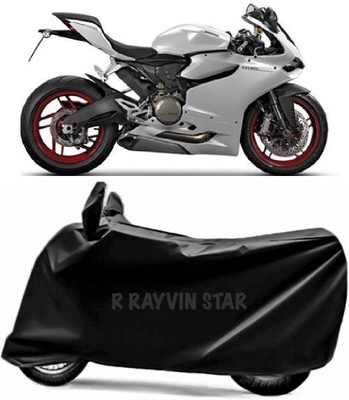 R Rayvin Star Two Wheeler Cover for Ducati(899 Panigale, Black)
