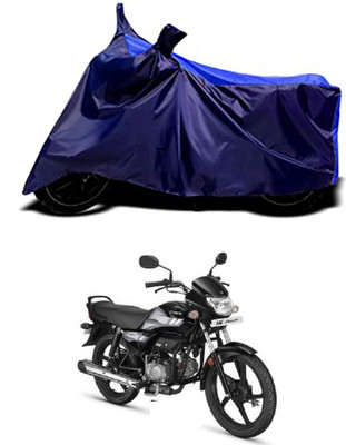 VESMEI Two Wheeler Cover for Hero(HF Deluxe, Blue)