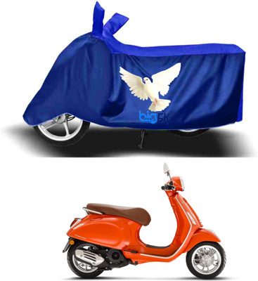 BigFly Two Wheeler Cover for Vespa(Scooty, Blue)