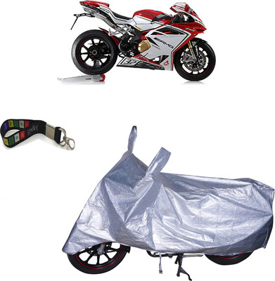 UKIGAL Waterproof Two Wheeler Cover for MV Agusta(BS6, Silver)