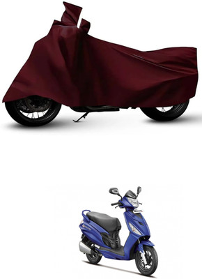 ZEDTEEK Waterproof Two Wheeler Cover for Hero(Maestro, Maroon)