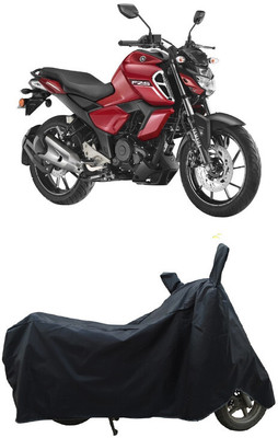 Coxtor Waterproof Two Wheeler Cover for Yamaha(FZ S FI New BS6, Black)