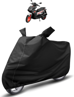 MOCKHE Waterproof Two Wheeler Cover for Yamaha(Aerox 155 Maxi, Black)