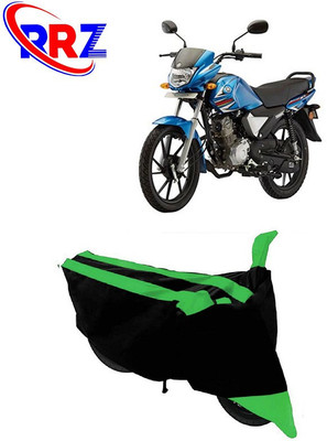 RRZ Waterproof Two Wheeler Cover for Yamaha(Saluto RX, Black, Green)