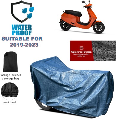 PAGORA Waterproof Two Wheeler Cover for Ola(Blue)