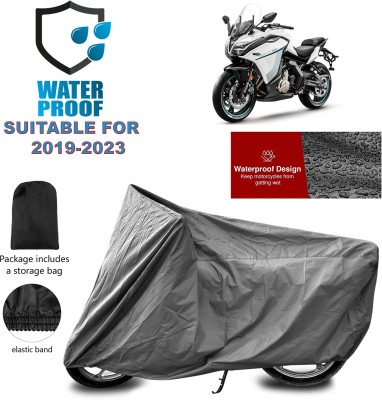 PAGORA Waterproof Two Wheeler Cover for CFMoto(650GT, Grey)