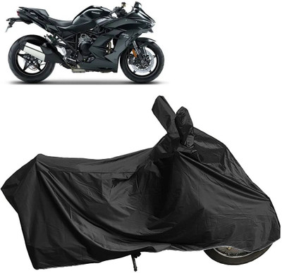 DIGGU Two Wheeler Cover for Kawasaki(Ninja H2 SX BS6, Black)