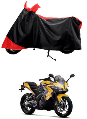GROFATIK Two Wheeler Cover for Bajaj(Pulsar SS400 BS6, Red)