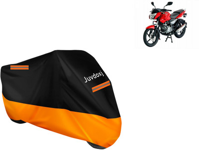 Juvdoxj Waterproof Two Wheeler Cover for Bajaj(Pulsar 135 BS6, Orange)