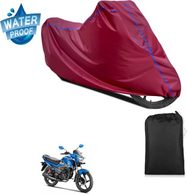 PAGORA Waterproof Two Wheeler Cover for Honda(Livo BS6, Maroon)