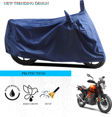 ANTHUB Waterproof Two Wheeler Cover for KTM(390 Adventure, Blue)