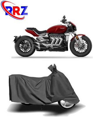 RRZ Waterproof Two Wheeler Cover for Triumph(Rocket III, Grey)