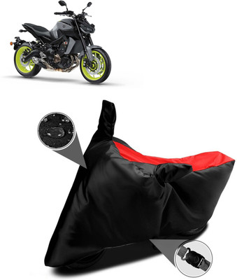 PAGORA Waterproof Two Wheeler Cover for Yamaha(MT 9, Red)