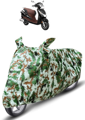 MOCKHE Waterproof Two Wheeler Cover for Hero(Destini 125, Green)
