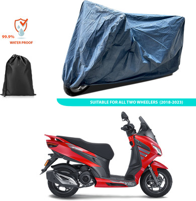 CODOKI Waterproof Two Wheeler Cover for Aprilia(SXR 160 BS6, Blue)