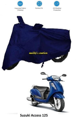 AutoRash Waterproof Two Wheeler Cover for Suzuki(Access, Blue)