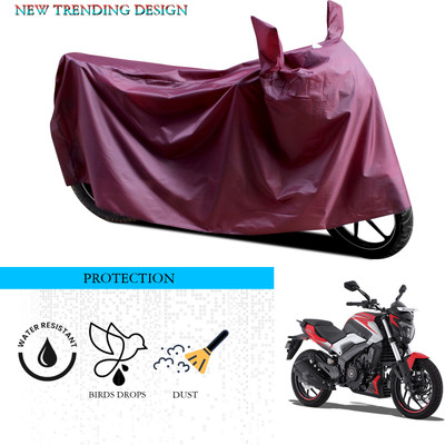 GOSHIV-car and bike accessories Waterproof Two Wheeler Cover for Bajaj(Dominar 250, Maroon)