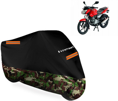 Horseyaart Waterproof Two Wheeler Cover for Bajaj(Pulsar 135 BS6, Multicolor)