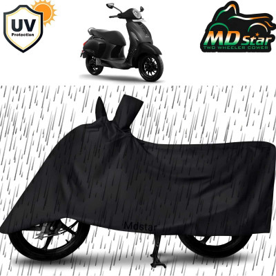 MWBB Two Wheeler Cover for Hero Electric(Electric Dash, Black)