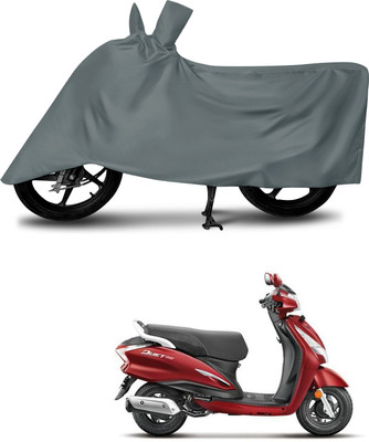 aosis Waterproof Two Wheeler Cover for Hero(Duet 125CC, Grey)