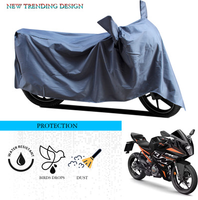ANTHUB Waterproof Two Wheeler Cover for KTM(RC 200, Grey)