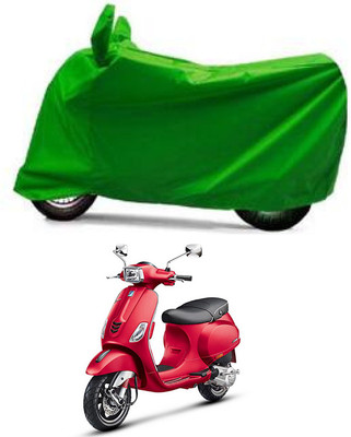 Furious3D Two Wheeler Cover for Piaggio(Vespa SXL 150, Green)