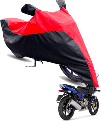 FurniGully Two Wheeler Cover for Bajaj(Pulsar 220 DTS-i, Red, Black)
