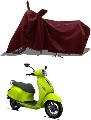 DeepShakshi AUTOMOTIVE Two Wheeler Cover for Kawasaki(Z900 RS Cafe Racer, Maroon)